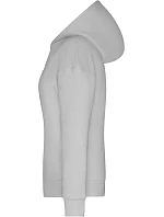 Daiber 8033 Dámská mikina s kapucí "Lounge" 02.8033 soft grey