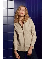 NEOBLU Bart Women Popelínová halenka s dlouhým rukávem 24.3787 optic white NEOBLU Bart Women Popelínová halenka s dlouhým rukávem 24.3787 optic white