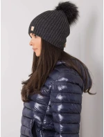 Dámská čepice.30 tmavě šedá