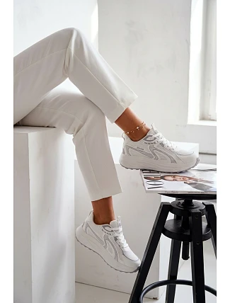 Dámské sportovní tenisky Big Star TT274325 HI-POLY SYSTEM Bílé