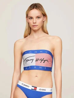 Dámský top UW0UW05151 C6H modrobílý - Tommy Hilfiger