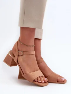 Sandály LT33 karamelové - Step in style