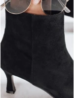 Dámské černé semišové boty FashionStreet ZY1165