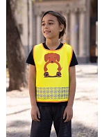 Korntex FUN Dětská bezpečnostní vesta 76.FUNY hi vis yellow/elephant Korntex FUN Dětská bezpečnostní vesta 76.FUNY hi vis yellow/elephant