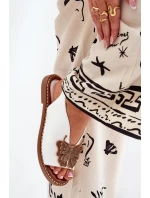 Dámské Sandály Na Plochém Podpatku S Ozdobou Bílé Setorina