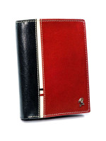 Pánské peněženky [DH] 326 RBA D BLACK RED černá