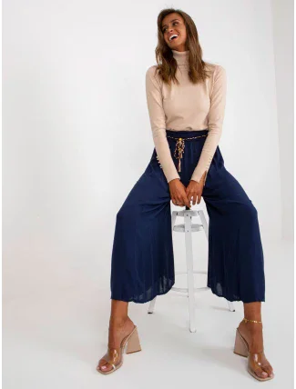 Dámské kalhoty TW SP BI 81733.14 tmavě modré Dámské kalhoty TW SP BI 81733.14 tmavě modré