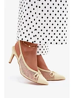 Sandály na podpatku model 229708 Step in style Sandály na podpatku model 229708 Step in style