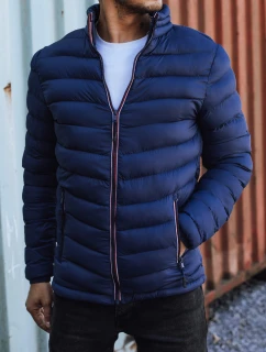 Pánská přechodná prošívaná bunda tmavě modrá TX4934