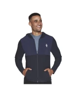 Skechers Ultra Go Lite mikina s kapucí MJA268-NVY Navy Blue M