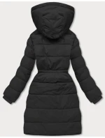 Černá péřová dámská zimní bunda (CAN-865)