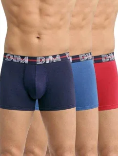 Pánské boxerky 3 ks DIM POWERFUL BOXERS 3x - DIM - červená