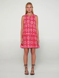 Vamp - Vyšívané šaty bez rukávů 20450 - Vamp