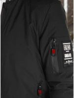 Pánská přechodná bunda bomber černá FashionStreet TX5013