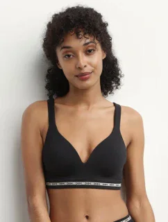 Dámská vyztužená podprsenka DIM ICONS PADDED SEAMLESS BRA - DIM - černá