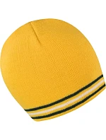 Result Headwear R 368X Pletená čepice s kontrastními pruhy 28.368X gold/green-white Result Headwear R 368X Pletená čepice s kontrastními pruhy 28.368X gold/green-white