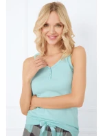 Italian Fashion Sandra sz.r. kr.sp. barva: světle tyrkysová/print tyrkysová Italian Fashion Sandra sz.r. kr.sp. barva: světle tyrkysová/print tyrkysová