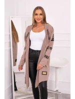 Dámský cardigan - béžový