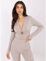 Kalhoty IT SP FL9069.00 světle béžové