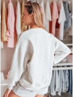 Dámská mikina s potiskem JUST LOVE YOU šedá FashionStreet BY1475