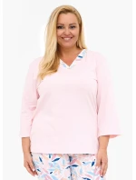 Pyžamo Cornette 389/455 Nancy 3/4 3XL-5XL dámské'