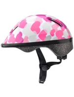 Cyklistická přilba Meteor KS06 Hearts pink velikost XS 44-48cm Jr 24818