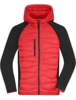 Daiber JN 1330 Pánská hybridní bunda 02.1330 red/black Daiber JN 1330 Pánská hybridní bunda 02.1330 red/black