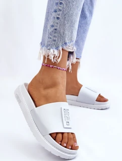 Dámské pantofle Big Star LL274428 Bílé