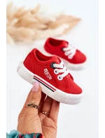 Dětské nízké tenisky Big Star JJ374162 Červená