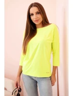 Dámská halenka 51228 žlutá - Kesi