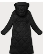 Černá dlouhá dámská zimní bunda s kapucí J.Style (5M3173-392) Černá dlouhá dámská zimní bunda s kapucí J.Style (5M3173-392)