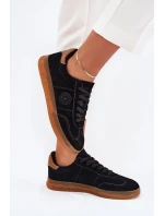 Semišové Dámské Tenisky Big Star RR274851 HI-POLY SYSTEM Černé