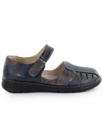 Dámská pohodlná prolamovaná obuv na suchý zip Unisoft 9955