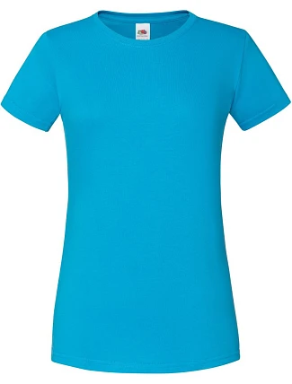 Fruit of the Loom Lady-Fit Iconic 150 T Dámské tričko 16.1432 azure blue