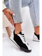 Dámské Kožené Sportovní Boty Laura Messi 2935 Černé