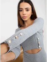 Šaty EM SK HS 20 311.20P šedá Šaty EM SK HS 20 311.20P šedá