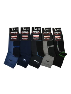 SADA 5 PÁRŮ PÁNSKÝCH PONOŽEK SE VZOREM