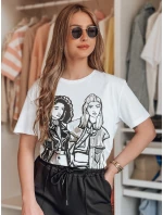 Dámské tričko COMIS bílé FashionStreet RY2608 Dámské tričko COMIS bílé FashionStreet RY2608