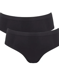 Dámské kalhotky GO Sense Hipster 2P - BLACK - černé 0004 - SLOGGI