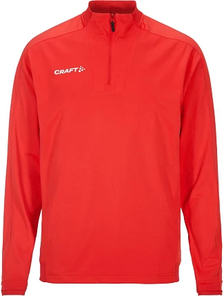 Craft Teamwear Evolve 2.0 Half Zip M Pánská tréninková bunda s 1/4 zipem 82.4758 bright red Craft Teamwear Evolve 2.0 Half Zip M Pánská tréninková bunda s 1/4 zipem 82.4758 bright red