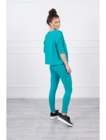 Sada Queen s potiskem zelená