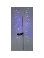 SOLÁRNÍ OHŇOSTROJ STROM LAMPA VÍCEBAREVNÝ 72CM 120 VEDL