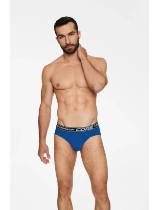 Pánské slipy Bone 40355-MLC Dark Grey Melange-Blue - Henderson Pánské slipy Bone 40355-MLC Dark Grey Melange-Blue - Henderson