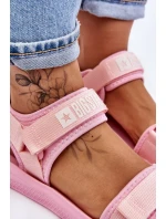 Dámské Sportovní Sandály Big Star LL274729 Růžové