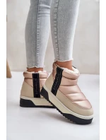 Nízké sněhule na silné podrážce D.Franklin Béžové