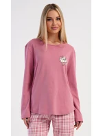 Dámské pyžamo dlouhé Kotě se šálou