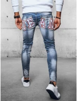 Pánské modré džínové kalhoty FashionStreet UX4081