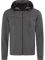 Stedman Scuba Jacket Men Pánská Scuba bunda s kapucí 05.5840 anthra heather