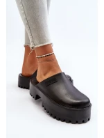 Dámské žabky na masivní podešvi Big Star NN274014 Černé