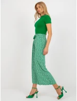 Kalhoty D73770R62237A zelená Kalhoty D73770R62237A zelená